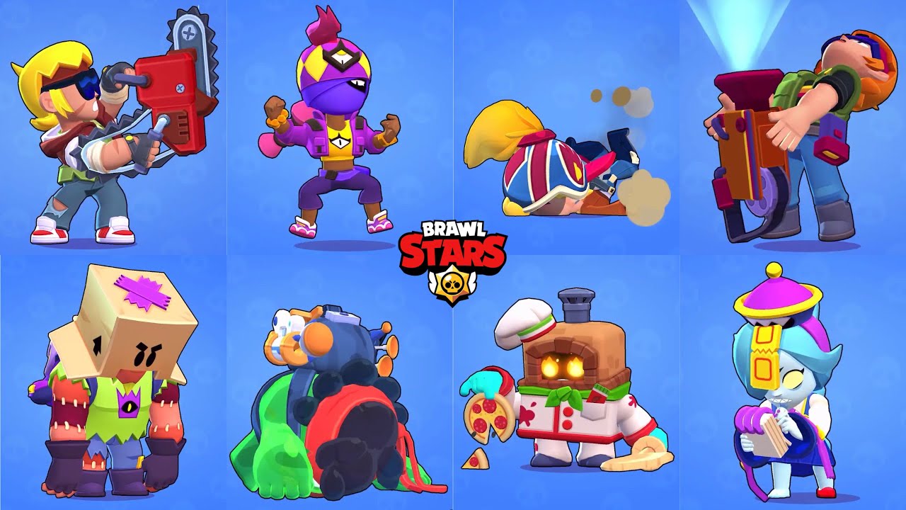 Brawl Stars Buster NEW SKINS Animation RastaVideos