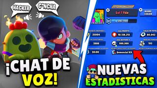 ¡IMPORTANTE! CHAT de VOZ EN BRAWL STARS PROXIMAMENTE *ESTADISTICAS PERSONALIZADAS | NOTICIAS