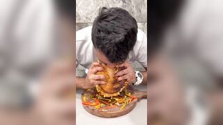 5 LAYER PIZZA EATING CHALLENGE???? | BIGGEST PIZZA IN NASHIK #shorts #pizza #foodie