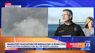 Emerald Fire: Evacuations ordered in Laguna Beach area