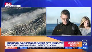 Emerald Fire: Evacuations ordered in Laguna Beach area