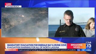 Emerald Fire: Evacuations ordered in Laguna Beach area