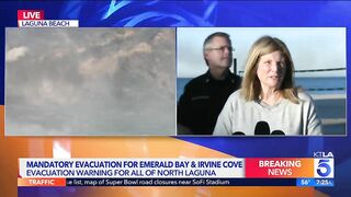 Emerald Fire: Evacuations ordered in Laguna Beach area