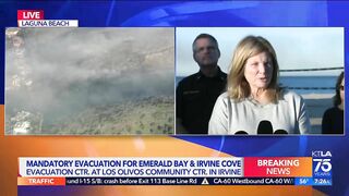 Emerald Fire: Evacuations ordered in Laguna Beach area