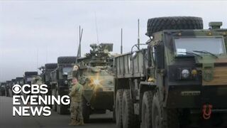 U.S. troops travel to Ukraine border to support NATO