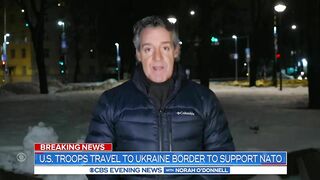 U.S. troops travel to Ukraine border to support NATO