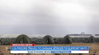 U.S. troops travel to Ukraine border to support NATO