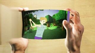 STOP! Steve.. | Minecraft Flipbook anime Ep 45 FLIPBOOK