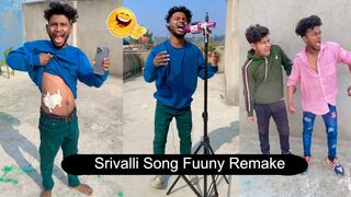 Srivalli Song Funny Remake || Teri Sakal Gandi || The Comedy Kingdom