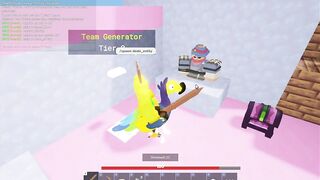 Max speed moves 9999 blocks a second (Roblox Bedwars)