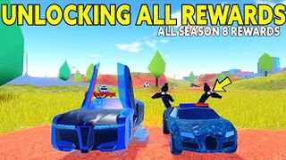 UNLOCKING ALL SEASON 8 EXCLUSIVE REWARDS (Roblox Jailbreak)