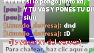 Noobs peleando en roblox por un dibujo XD