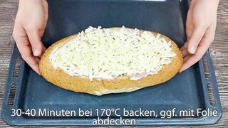 Gießen Sie einfach das Ei auf die Brot und das Ergebnis wird erstaunlich sein! Du wirst es mögen