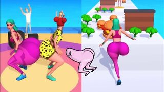 Twerk Race 3D in New Level Mobile Game Walkthrough Update All Trailers Gameplay iOS,Android ERTKW