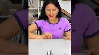 COIN & FORK || AMAZING AND IMPOSSIBLE CHALLENGE! #shorts