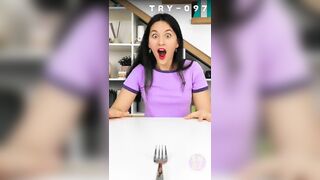 COIN & FORK || AMAZING AND IMPOSSIBLE CHALLENGE! #shorts