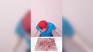 Funny Family Game - Candle Blow Challenge !!! #Funnyfamily #Tiktok #partygame #challengegame #shorts