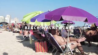 ???????? Hot Summer in Rio de Janeiro City - Brazil ☀️????️ Gorgeous Leblon Beach Walk Tour 4K