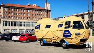 Planters Nutmobile Spotted at Santa Monica Beach