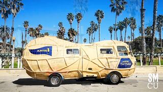 Planters Nutmobile Spotted at Santa Monica Beach