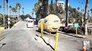 Planters Nutmobile Spotted at Santa Monica Beach