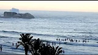 Before sunrise crowds on Cape Town beach? They are growing in numbers. Is this a new movement?