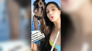 Nora Fatehi Bikini Review | Nora Fatehi Instagram and Facebook Numbers | Bollywood Point #norafatehi