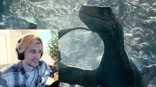 xQc reacts to Jurassic World Dominion Official Trailer