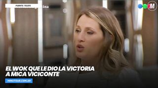 ¡La rompió! Mica Viciconte ganó el delantal dorado de "MasterChef Celebrity" - Minuto Argentina