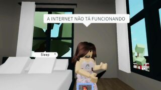 O DIA QUE FIQUEI SEM INTERNET (Meme roblox)