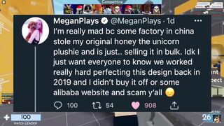 This Website has STOLE Roblox YouTuber MeganPlays Plushies..