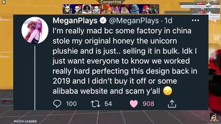 This Website has STOLE Roblox YouTuber MeganPlays Plushies..