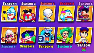 All Brawlers in all Seasons | Brawl Stars