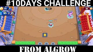 Brawl Stars Nani Got Crushed By Us l #10DaysChallenge @Algrow #Day1