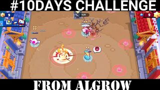 Brawl Stars Nani Got Crushed By Us l #10DaysChallenge @Algrow #Day1