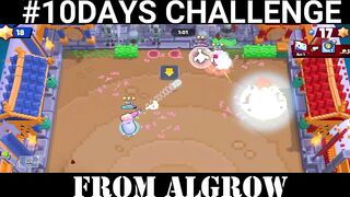 Brawl Stars Nani Got Crushed By Us l #10DaysChallenge @Algrow #Day1