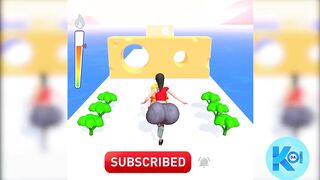 Twerk Race 3D in All Levels iOS,Android Walkthrough Gameplay New Trailer Update Game Mobile REWACET