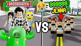 9999999 JENNA contre la TEAM YOUTUBEUR ROBLOX  - BROOKHAVEN RP