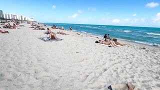 Miami Beach Walk Tour // South Beach Miami Florida 4K