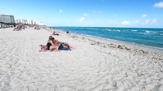 Miami Beach Walk Tour // South Beach Miami Florida 4K