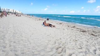 Miami Beach Walk Tour // South Beach Miami Florida 4K