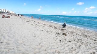 Miami Beach Walk Tour // South Beach Miami Florida 4K