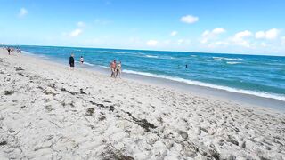 Miami Beach Walk Tour // South Beach Miami Florida 4K