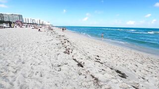 Miami Beach Walk Tour // South Beach Miami Florida 4K