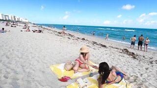 Miami Beach Walk Tour // South Beach Miami Florida 4K