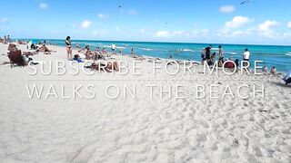 Miami Beach Walk Tour // South Beach Miami Florida 4K