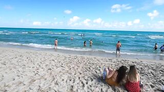 Miami Beach Walk Tour // South Beach Miami Florida 4K