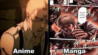 Attack on Titan Season 4 Episode 22 | Manga VS Anime | Annie Back