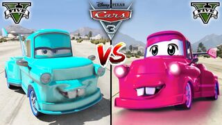 Tokyo Mater VS Anime Tokyo Mater (Cars Toons) in GTA 5 - WHO IS BEST?