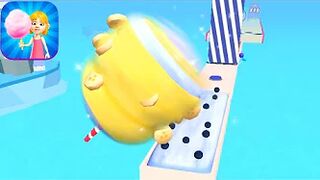 COTTON CANDY RUN 3D game MAX BEST SCORE ????????????????‍???? Gameplay All Levels Walkthrough iOS Android New Game